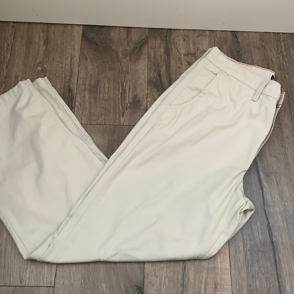 Khaki baggy pants